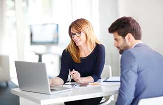 Client and Agent Discussing on Something — Employment in San Jose, CA