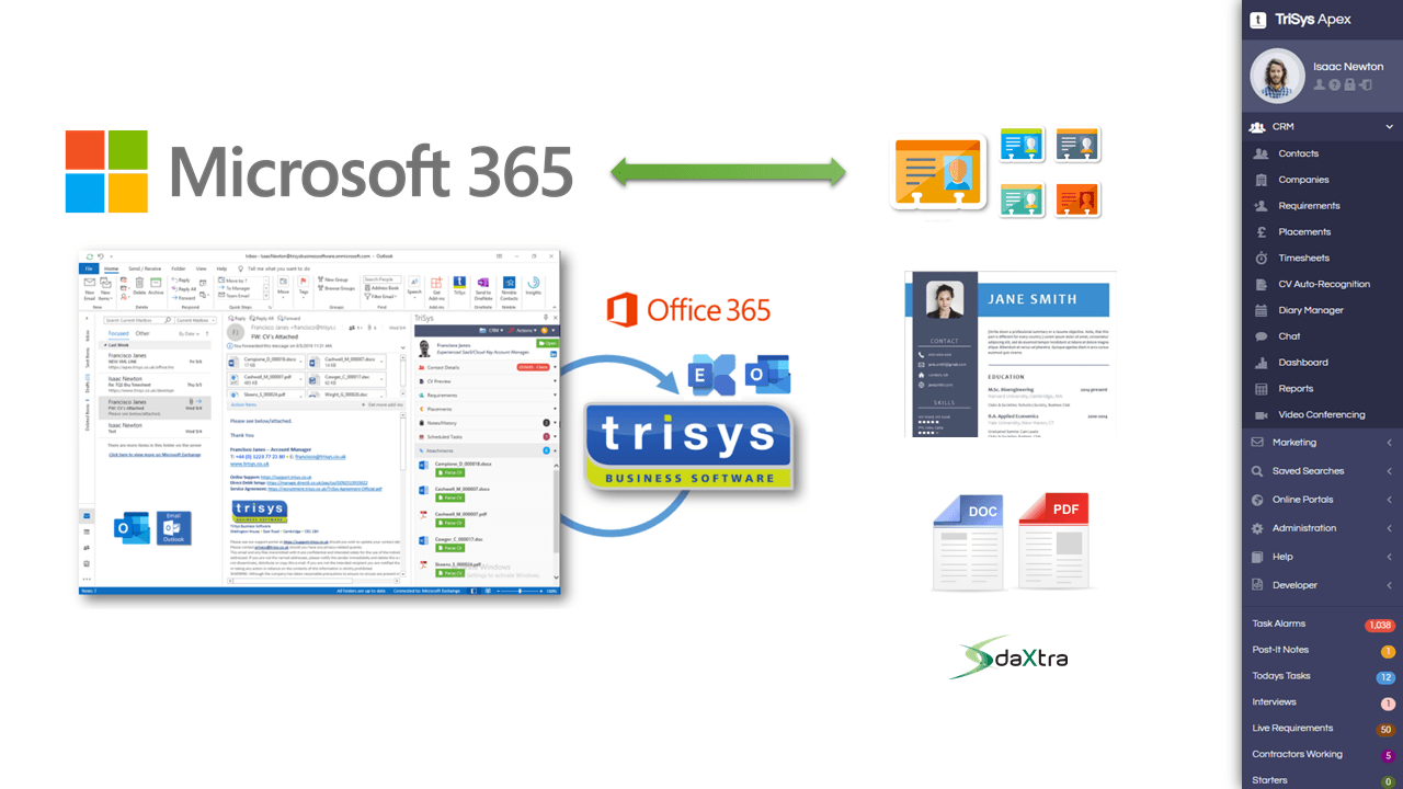 A microsoft 365 logo is displayed on a computer screen.