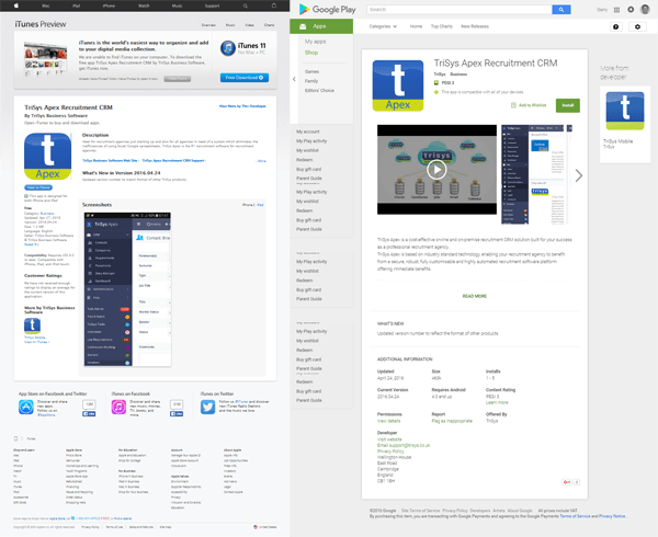 A screenshot of a google play store app