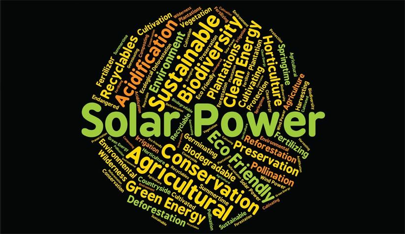 solar power jumbled word image
