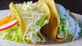 Crispy Beef, Chicken, or Potato Taco Taco places near me Ricardo's Place SJC 92675