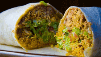 Surfer Burrito More Than You Can Imagine burrito, best burrito, Ricardo's Place 92675