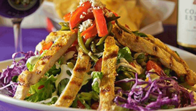 Fresh Salad with Protein keto mexican restaurant options, salad, ricardo's place sjc 92675