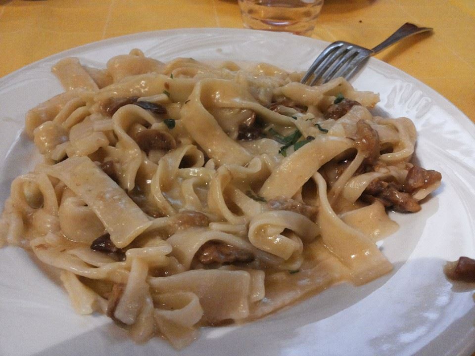 fettuccine con i funghi