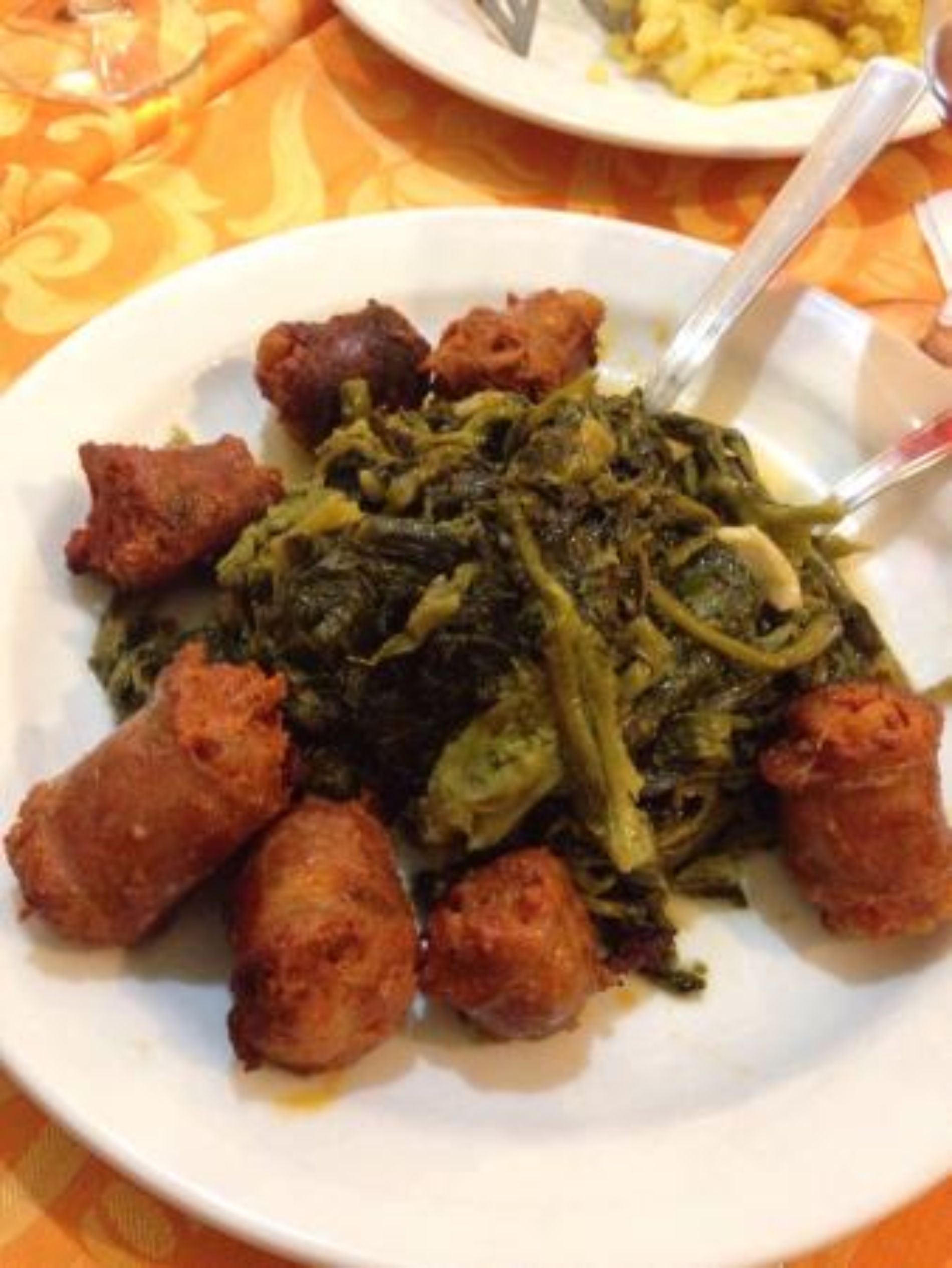 cime di rapa e salsiccia calabrese