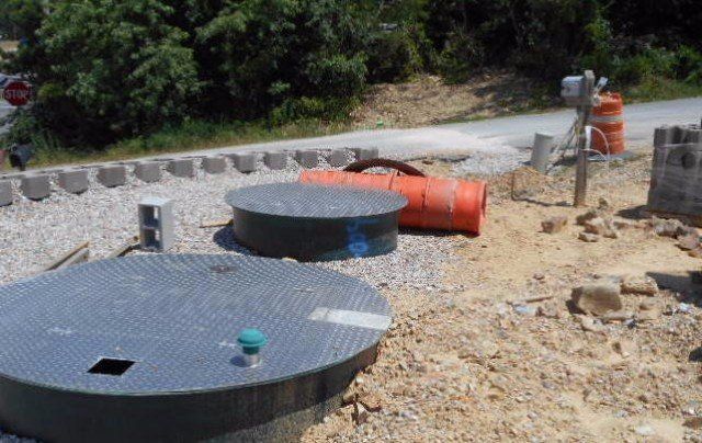 Homes 2 Suites sewer design Hot Springs, AR