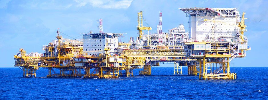 Off Shore Oil Rig Banner Slide