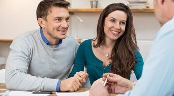 Family Law — Husband And Wife Talking To A Lawyer in Maryville, TN Family Law — Husband And Wife Talking To A Lawyer in Maryville, TN