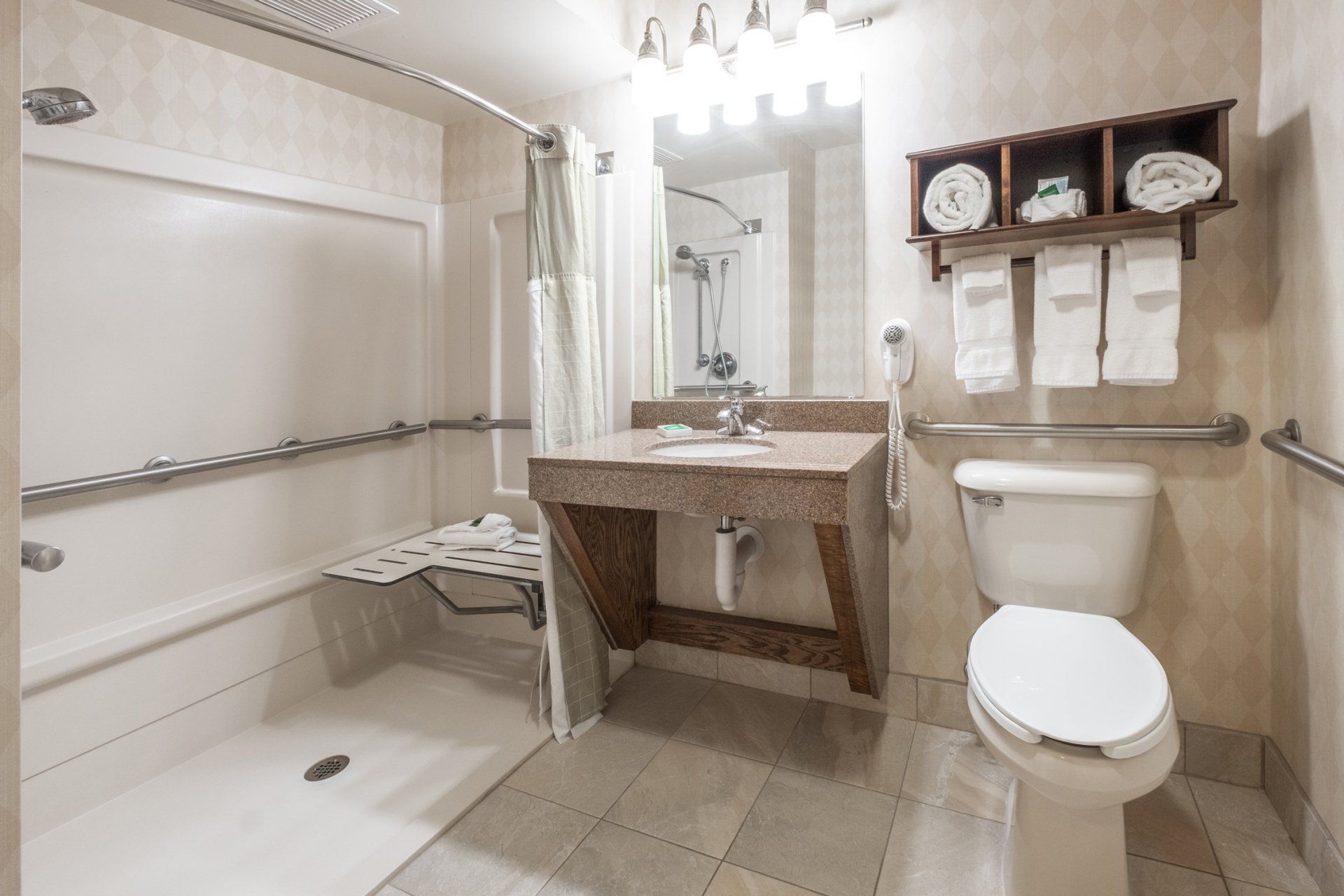 hotel ada suite bathroom