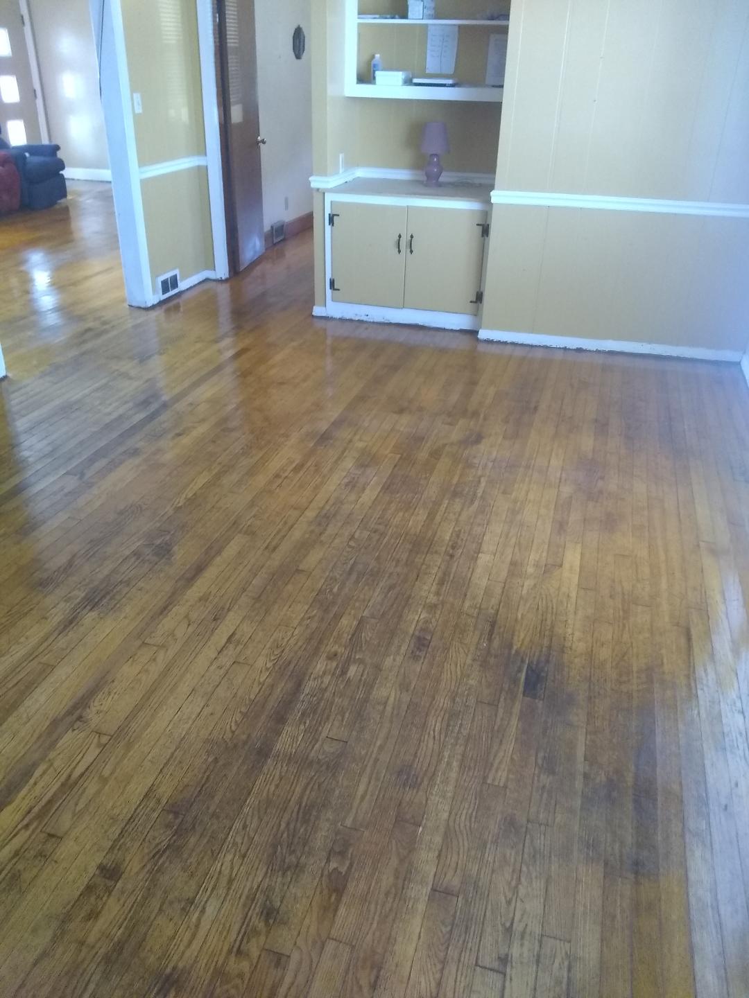 Dirty Wood Floor