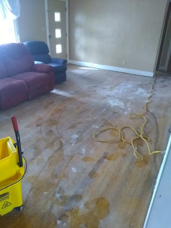 Dirty Wood Floor