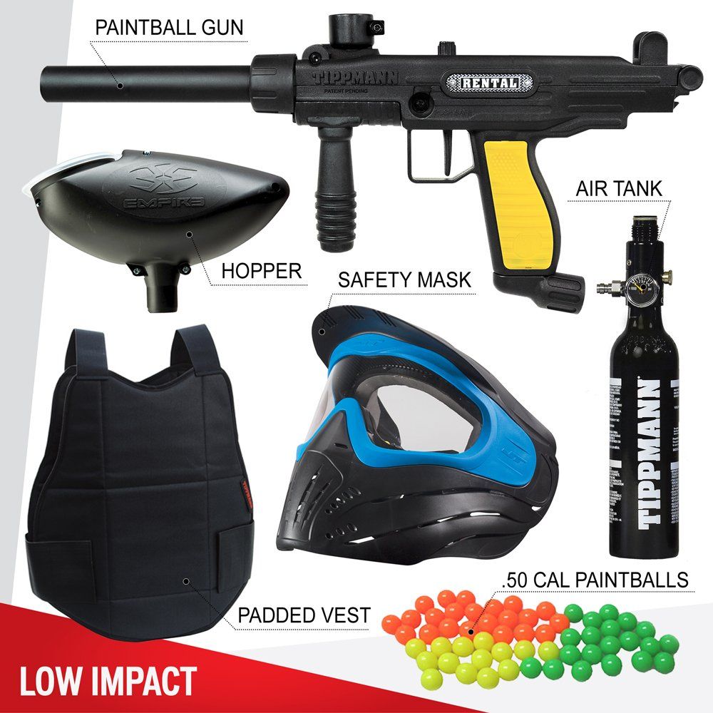 Low Impact Paintball Rental Package Low Impact Paintball Rental Package