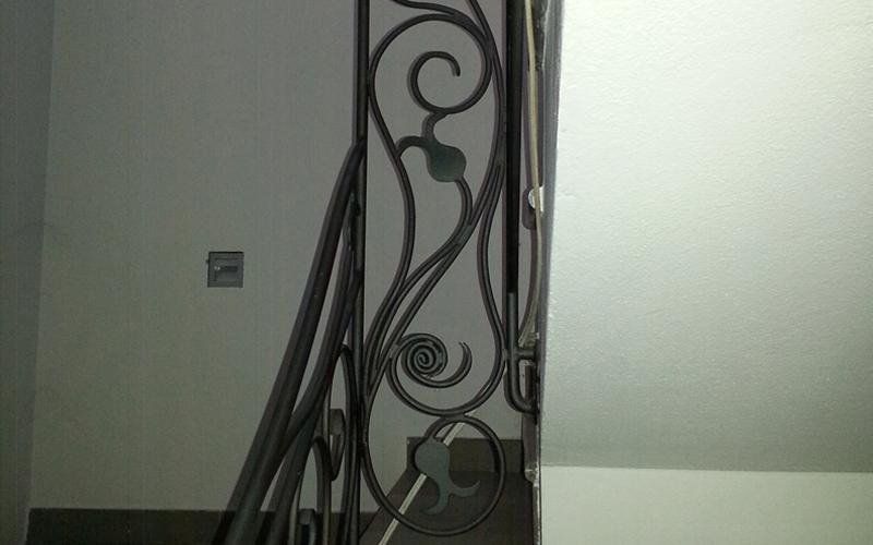 Corrimano in ferro battuto