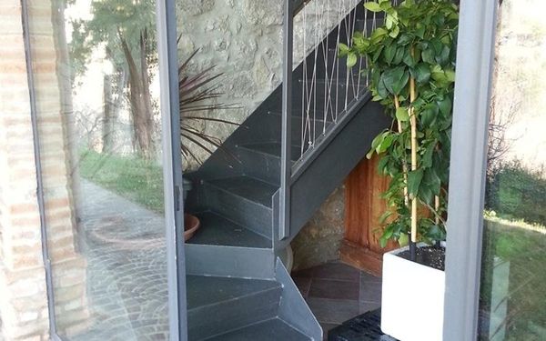 Scala e parapetto per interni