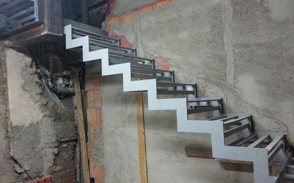 Scala in ferro in casa