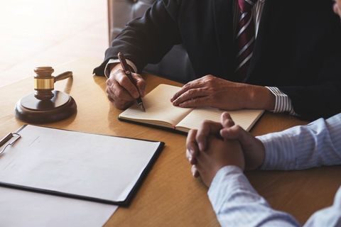 Wills — Attorney and Client Talking About Estate Planning in Harrisonburg, VA