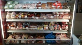 Meat at butcher shop in Katherine