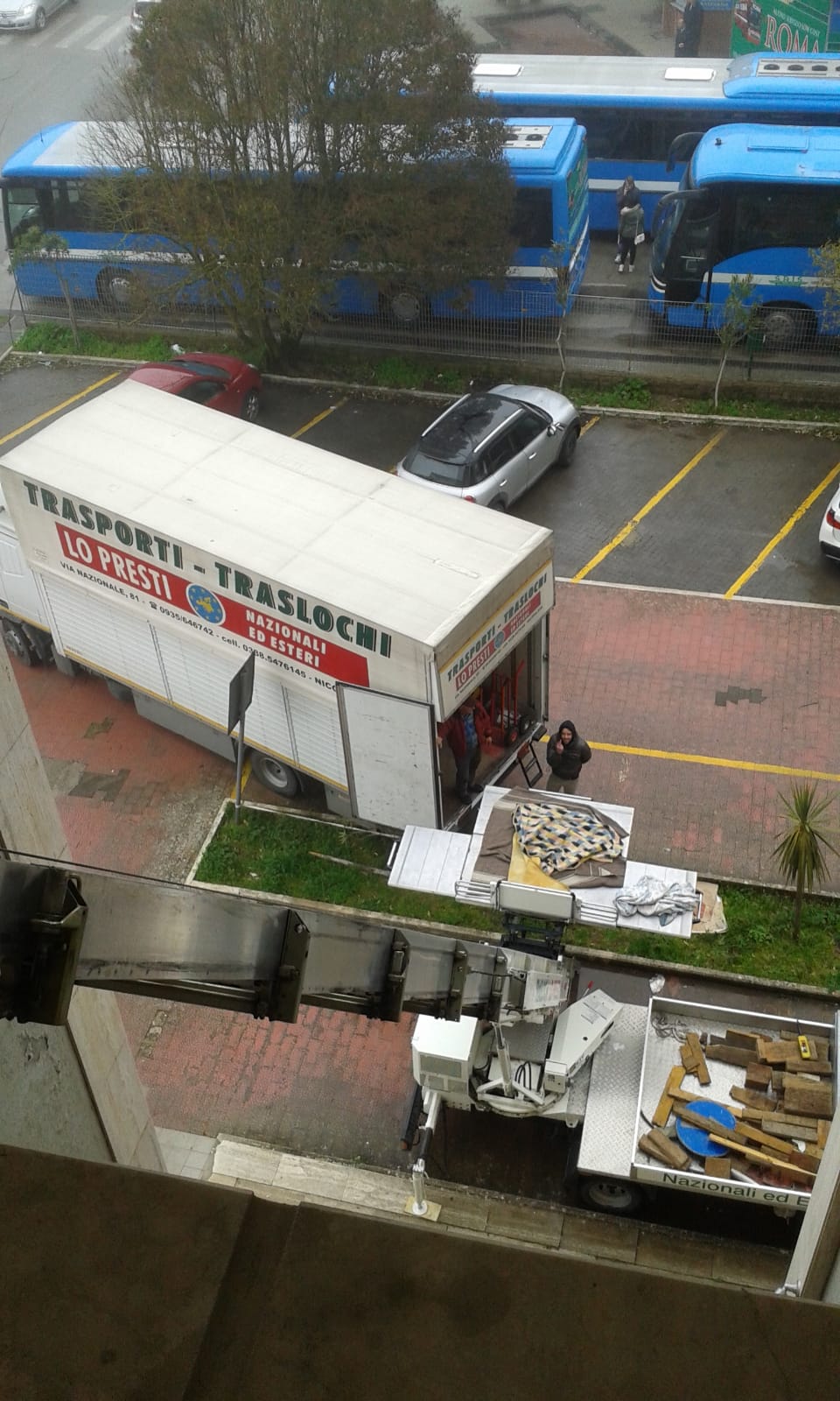 trasloco in atto