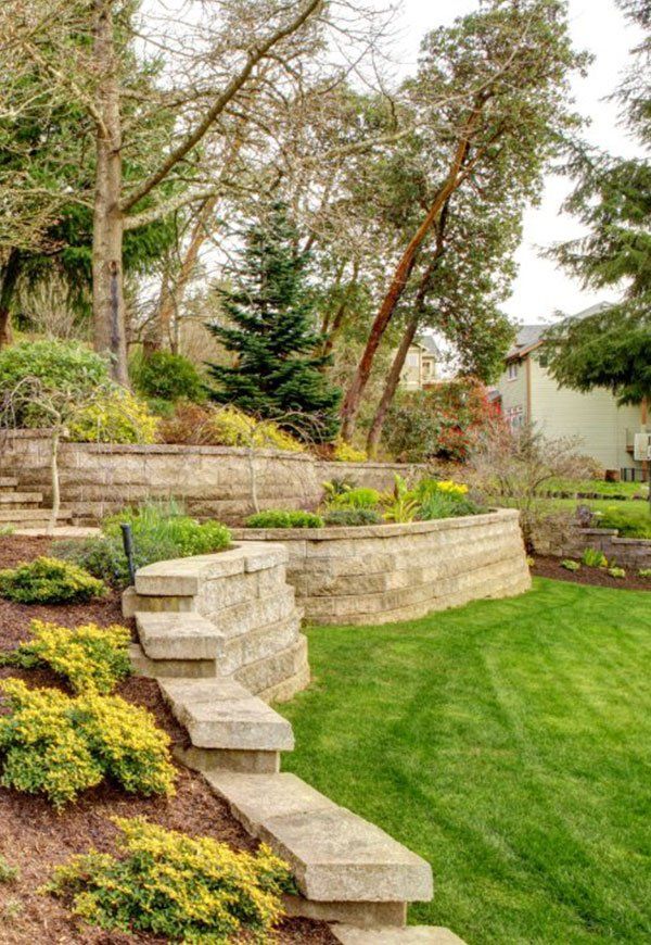 Landscape With Retaining Walls — Retaining Walls in Yeppoon, QLD