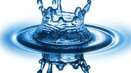 Disegno di un cerchio d'acqua