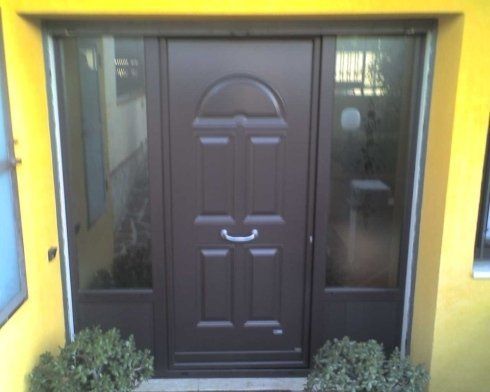 Portone in Alluminio-Legno