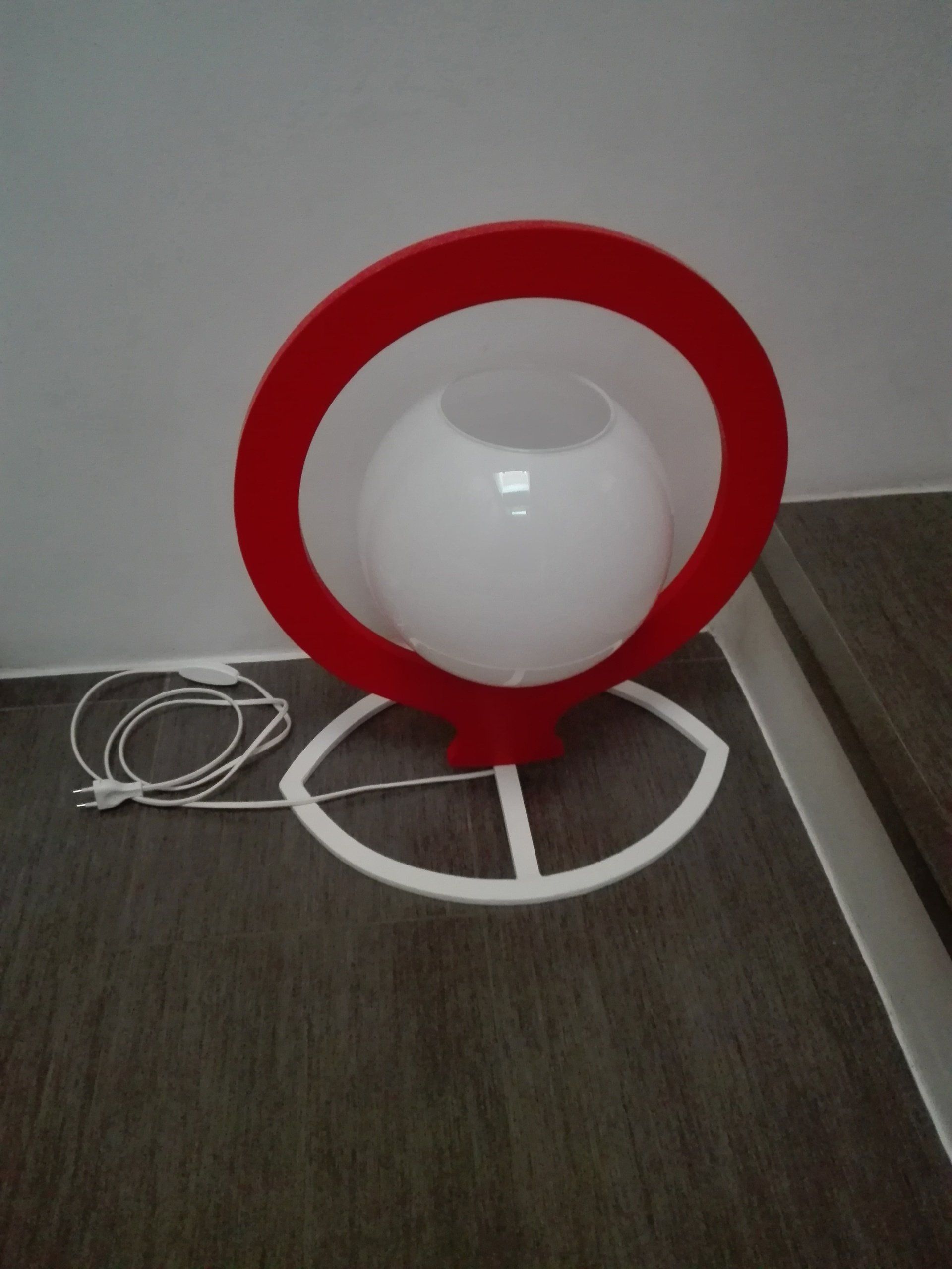 Lampada in ferro vintage anni 70