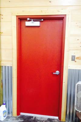 metal fire doors