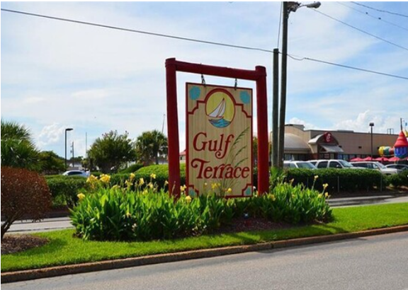 GULF TERRACE SIGN
