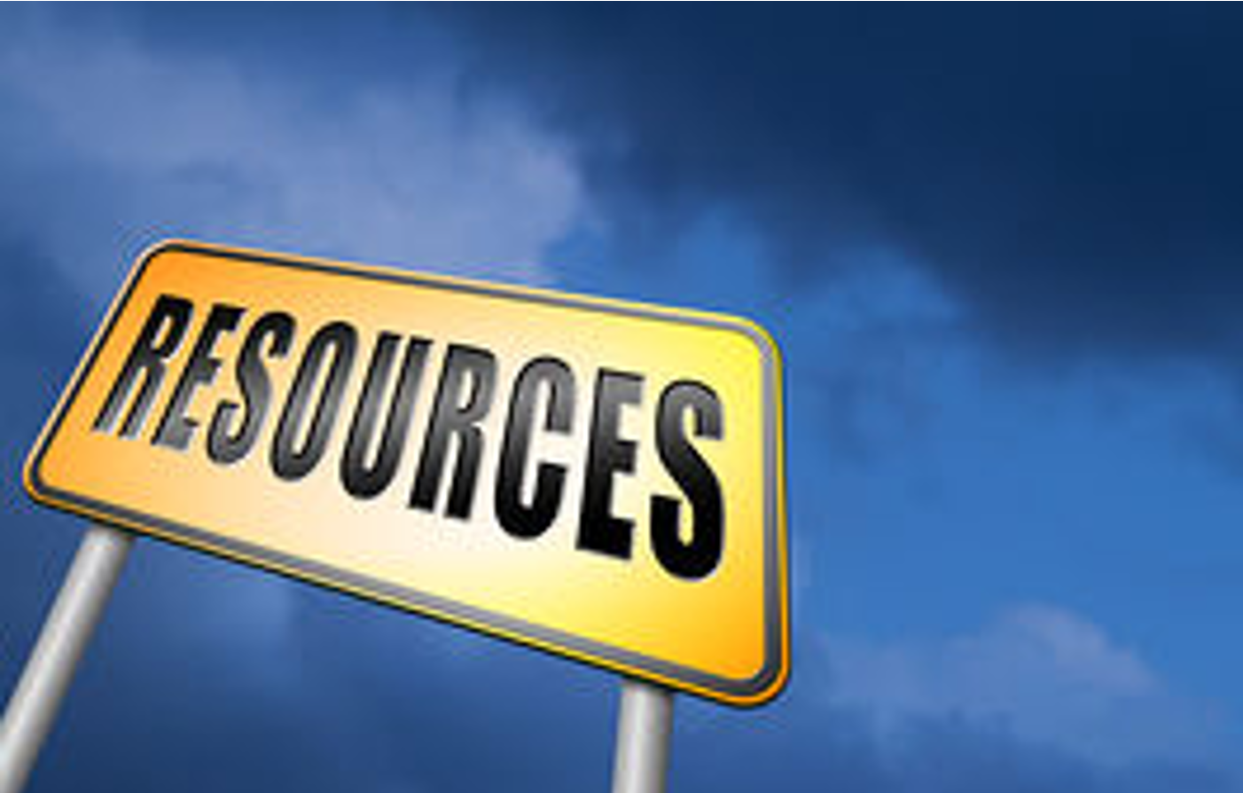 resources sign