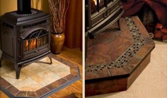Stove On The Left And Hearth Board On The Right — New Jersey — Firefox Energy Concepts