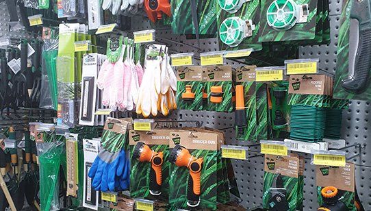 Gardening Gloves And Hose Fittings — Garden & Flowers in Alice Springs, NT Gardening Gloves And Hose Fittings — Garden & Flowers in Alice Springs, NT