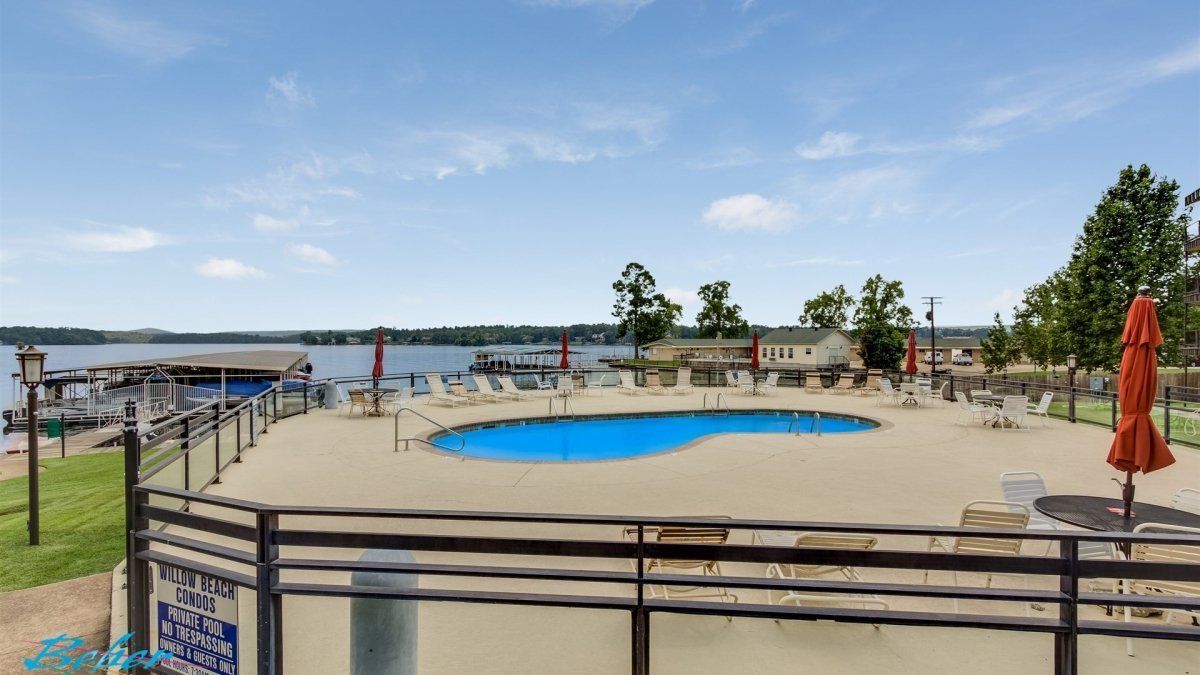 View of pool at Willow Beach B1