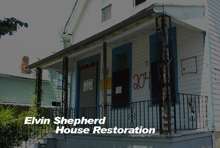 A picture of a house restoration by elvin shepherd