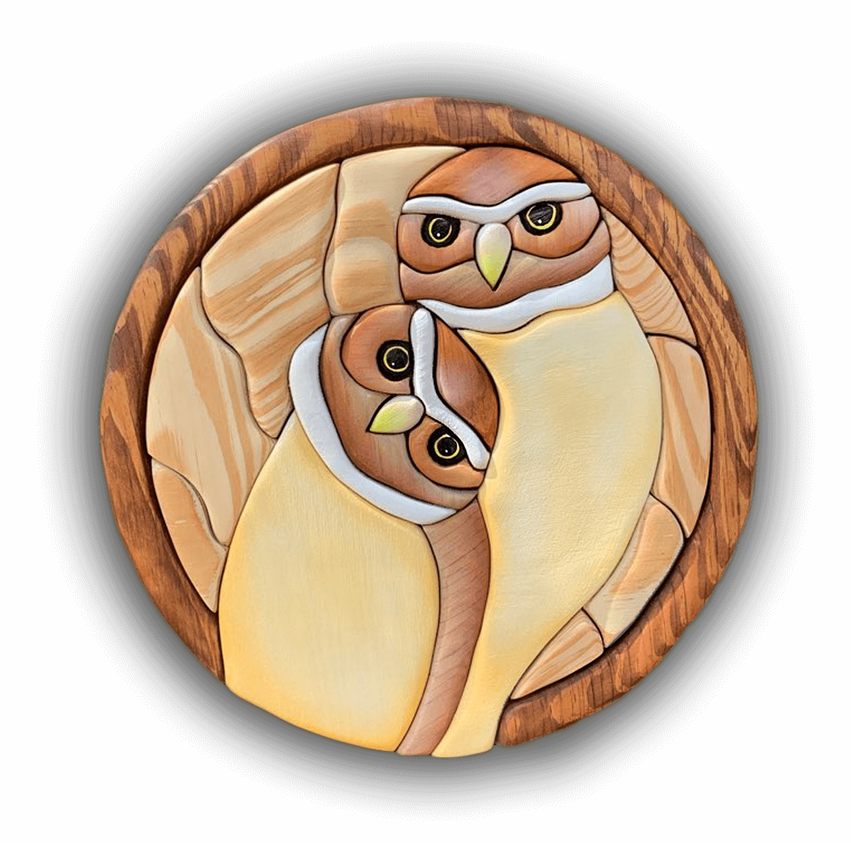 Avian Themed Intarsia Wood Art