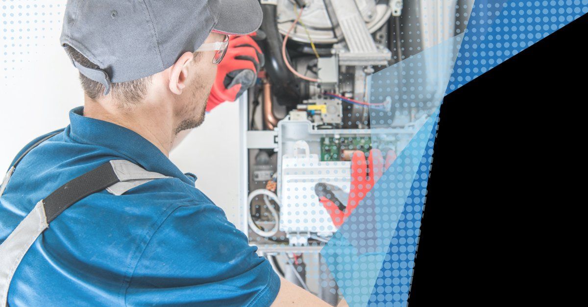 Service Technician Working With Propane Equipment