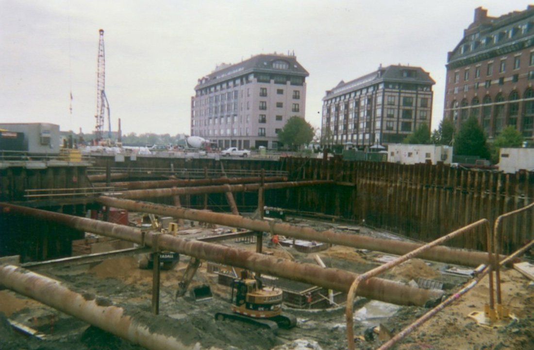 Pile Earth Support at Construction Site - Earth Support Services in Canton, MA Pile Earth Support at Construction Site - Earth Support Services in Canton, MA