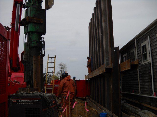On Going Pile Driving - Pile Driving in Canton, MA