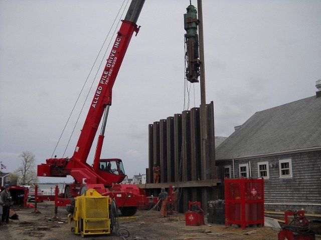 Crane Equipment- Pile Driving in Canton, MA