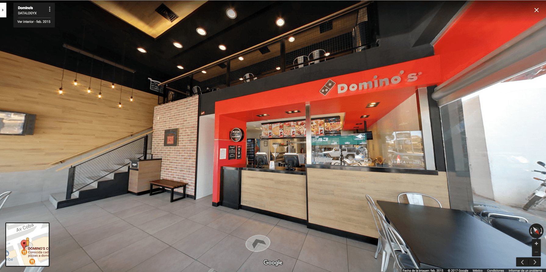 Dominos-coba-recorrido-virtual-google-street-view-colegios-datalogyx