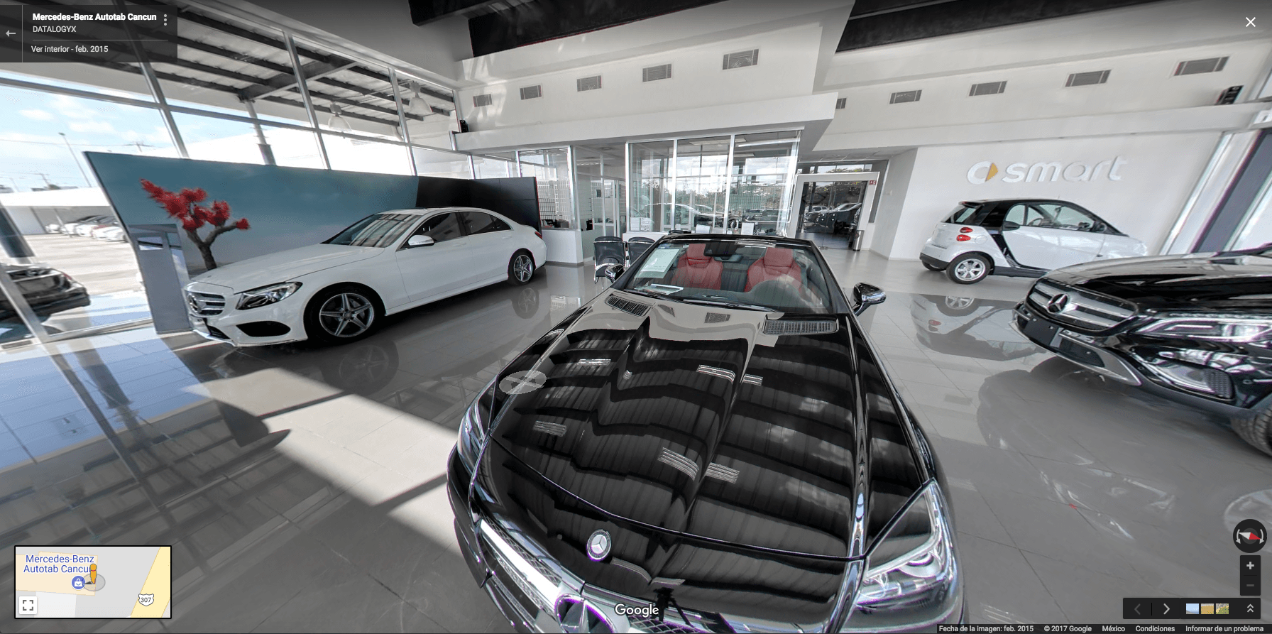 Mercedes-Benz-cancun-cdmx-recorrido-virtual-google-street-view-concesionaria-datalogyx