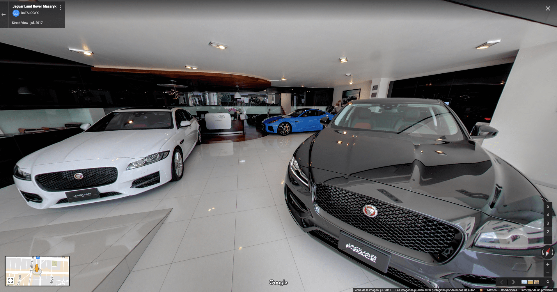 Jaguar-Land-Rover-Masaryk-recorrido-virtual-google-street-view-concesionaria-datalogyx