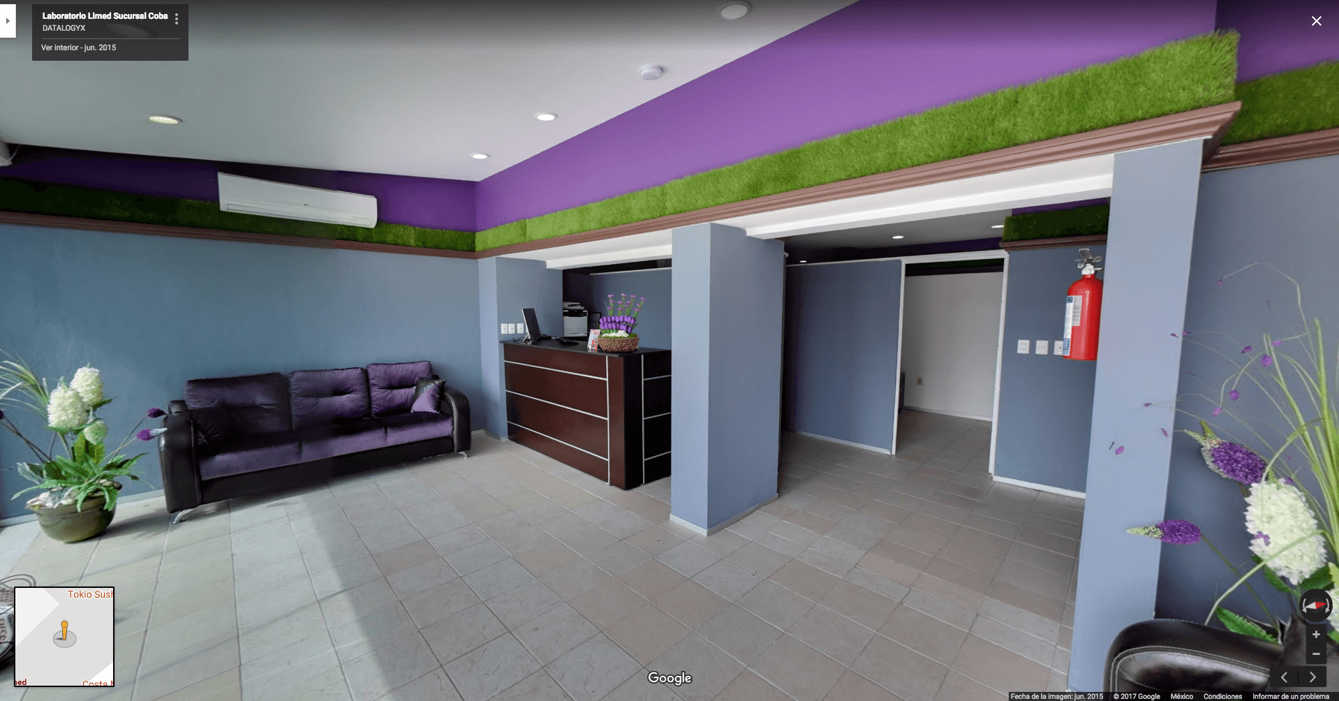 Laboratorio-Limed-Sucursal-Coba-recorrido-virtual-google-street-view-clinica-datalogyx