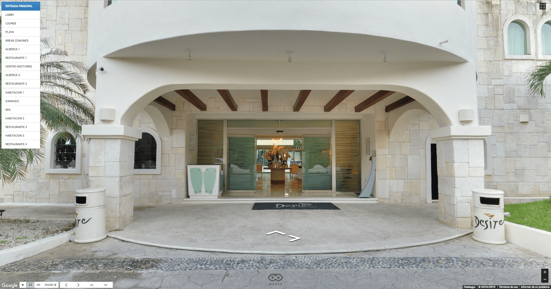 Hotel-Desire-Resort-&-Spa-Riviera-Maya-recorrido-virtual-google-street-view-concesionaria-datalogyx