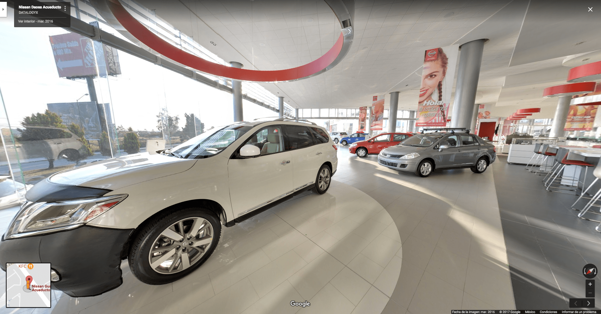Nissan-Daosa-Acueducto-recorrido-virtual-google-street-view-concesionaria-datalogyx