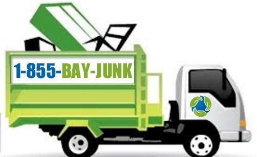 1-855-BAY-JUNK truck graphic