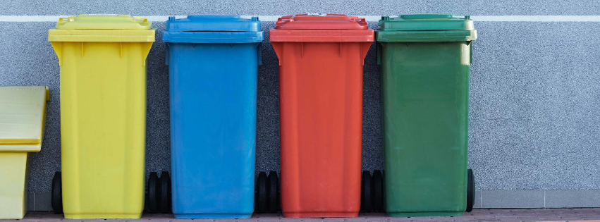 garbage bins