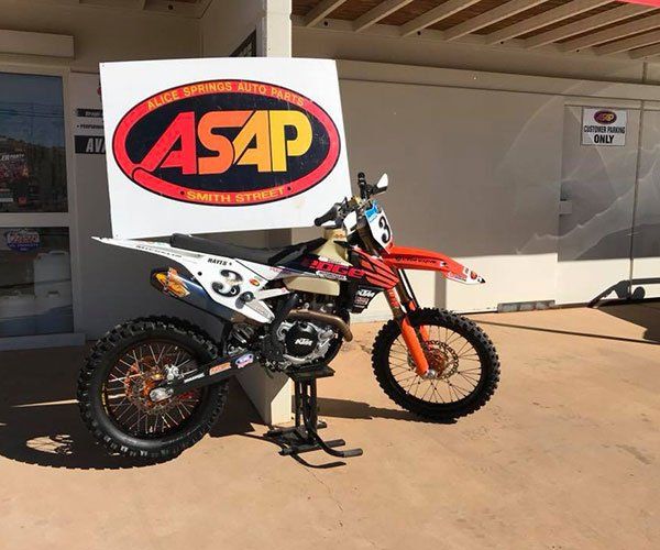 A Brand New Motorcycle — Alice Springs Auto Parts in Ciccone, NT