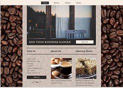 Diseño web cafetería