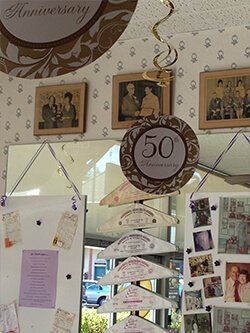50th Anniversary Hangers — San Mateo, CA — Crystal Cleaning Center