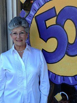 Big 50th Anniversary Banner — San Mateo, CA — Crystal Cleaning Center